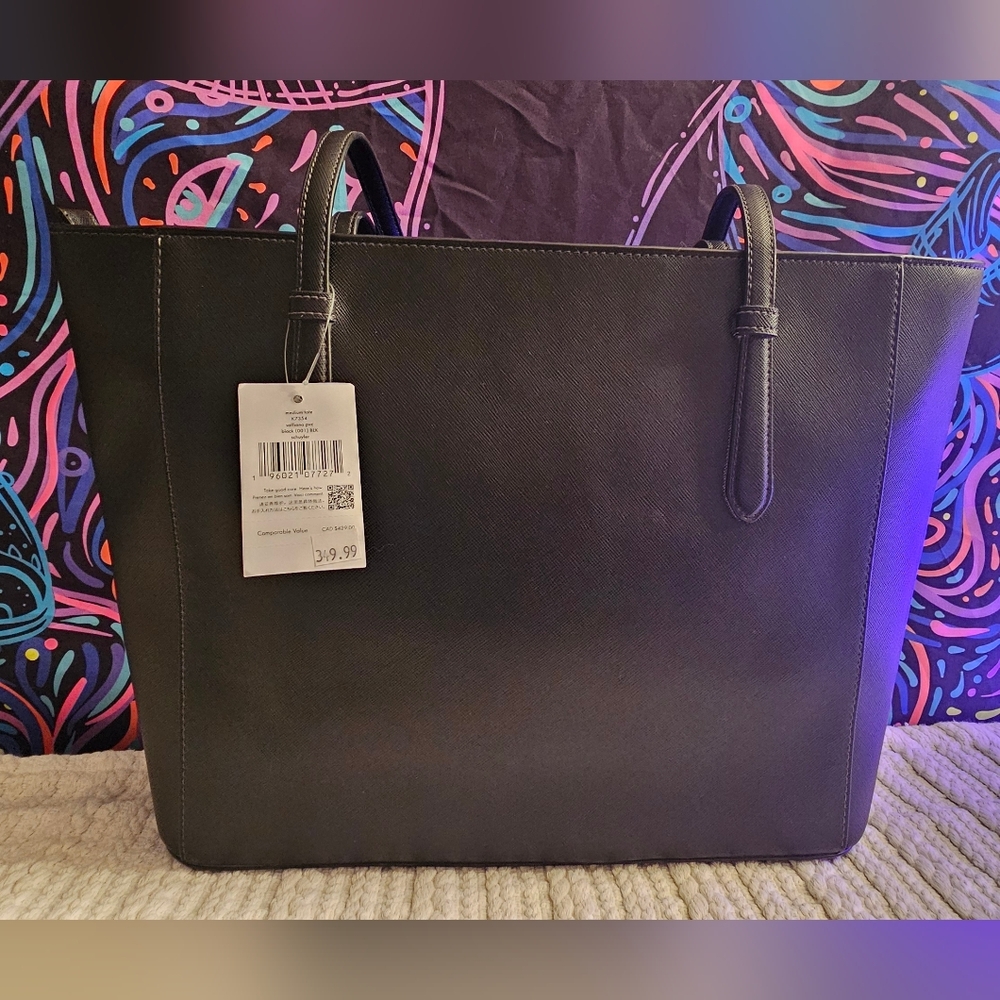 Kate Spade Medium Black Tote Bag - Picture 2 of 16